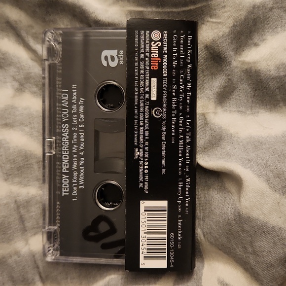 VINTAGE TEDDY PENDERGRASS - YOU AND I CASSETTE - Picture 2 of 2